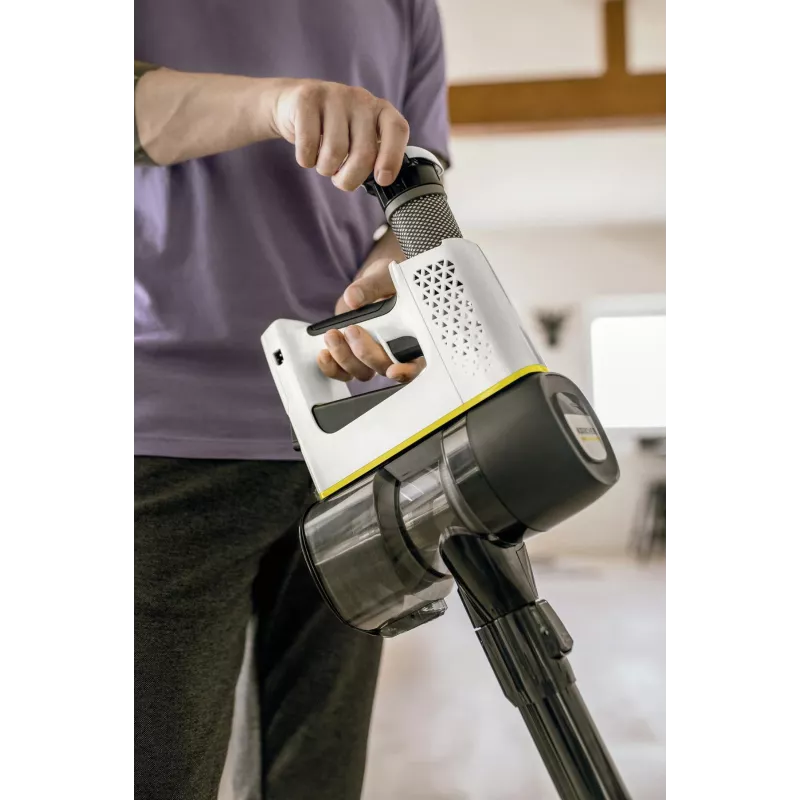 Kärcher VC 4 Cordless myHome Car bezvadu putekļsūcējs, bez maisa, 0.65L tilpums, balts