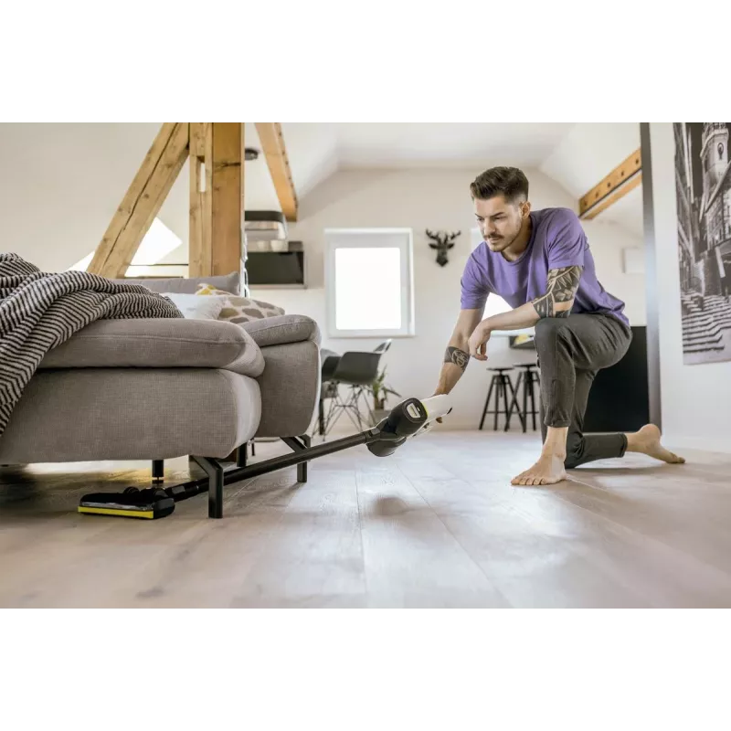 Kärcher VC 4 Cordless myHome Car bezvadu putekļsūcējs, bez maisa, 0.65L tilpums, balts