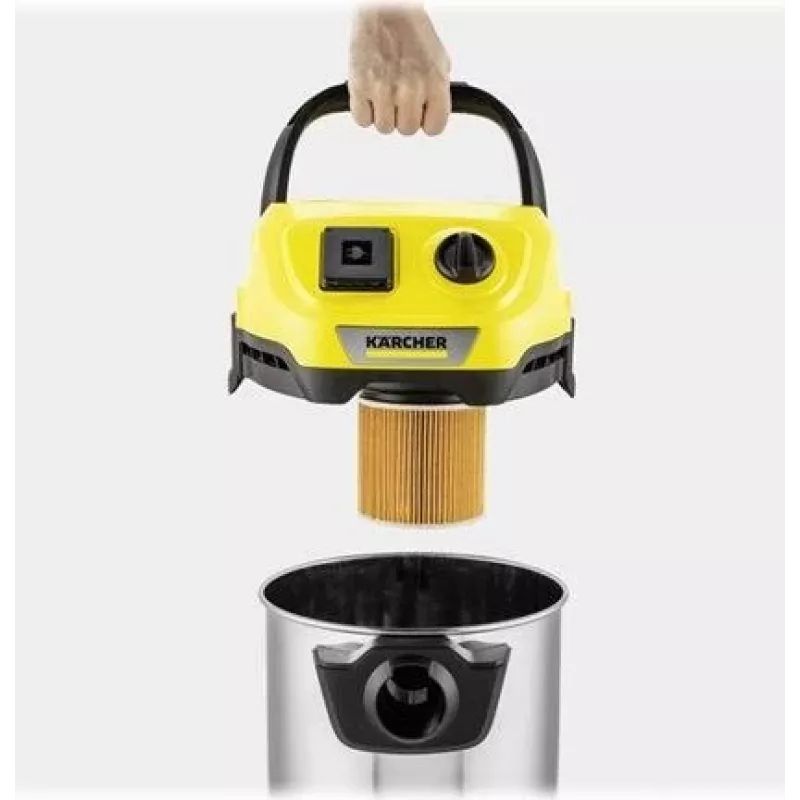 Kärcher WD 3 P S V-17/4/20 Slapjās un sausās tīrīšanas putekļsūcējs 17L 1000W (1.628-190.0)