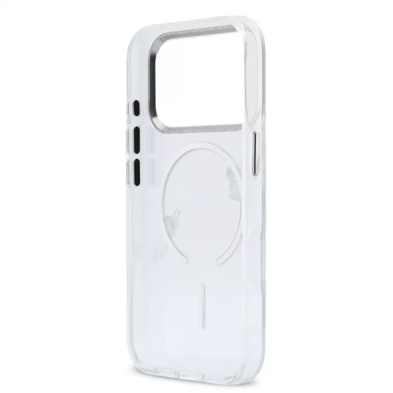 Karl Lagerfeld Apple iPhone 18 Pro Max HC MagSafe IML caurspīdīgs vāciņš ar Karl Script logotipu
