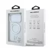 Karl Lagerfeld iPhone 18 Pro Max / 17 Pro Max MagSafe IML gredzena statīvs 360 Kameo metāla caurspīdīgs maciņš