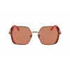 KARL LAGERFELD KL340S-800 Sieviešu saulesbrilles - Melns acetāta rāmis, Pelēkas polikarbonāta lēcas, 56mm