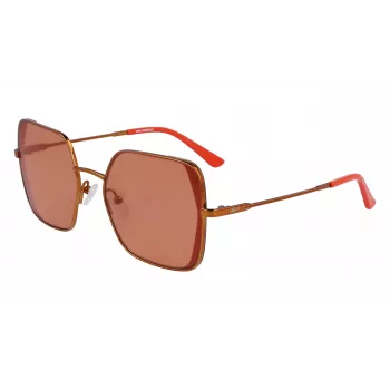 KARL LAGERFELD KL340S-800 Sieviešu saulesbrilles - Melns acetāta rāmis, Pelēkas polikarbonāta lēcas, 56mm