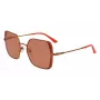 KARL LAGERFELD KL340S-800 Sieviešu saulesbrilles - Melns acetāta rāmis, Pelēkas polikarbonāta lēcas, 56mm