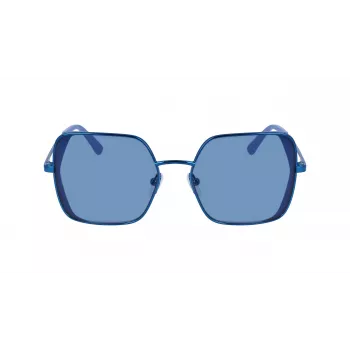 KARL LAGERFELD KL340S5618400 Sieviešu saulesbrilles - Melns rāmis, Pelēkas lēcas, 56mm
