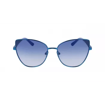 KARL LAGERFELD KL341S-400 Sieviešu tauriņveida saulesbrilles Zils gradients 56mm