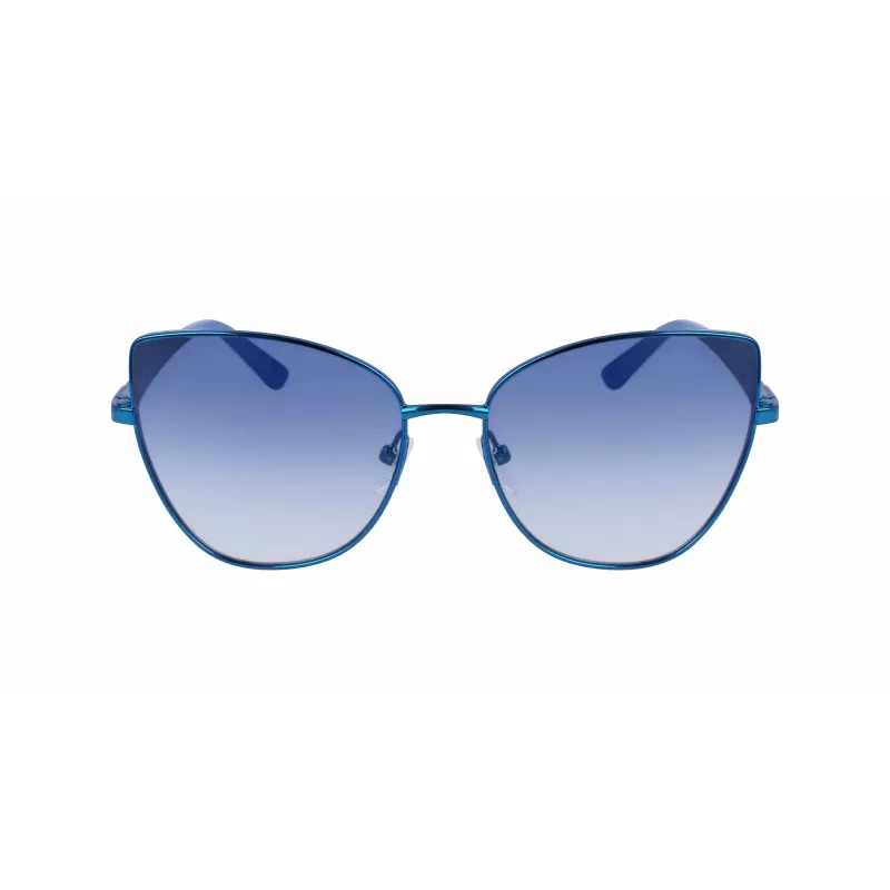 KARL LAGERFELD KL341S-400 Sieviešu tauriņveida saulesbrilles Zils gradients 56mm