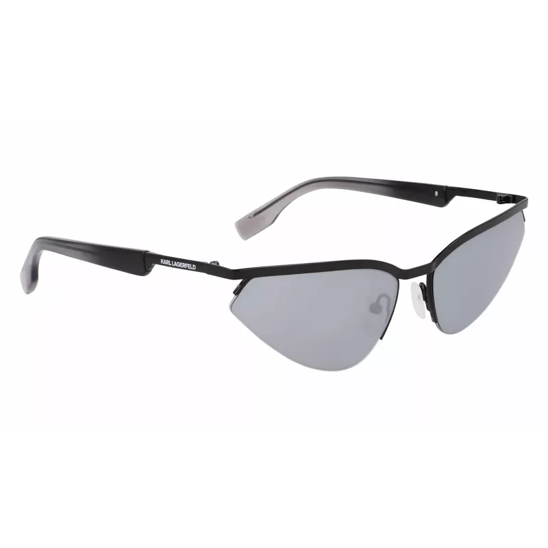 KARL LAGERFELD KL352S Saulesbrilles Unisex Melna/Pelēka 61mm