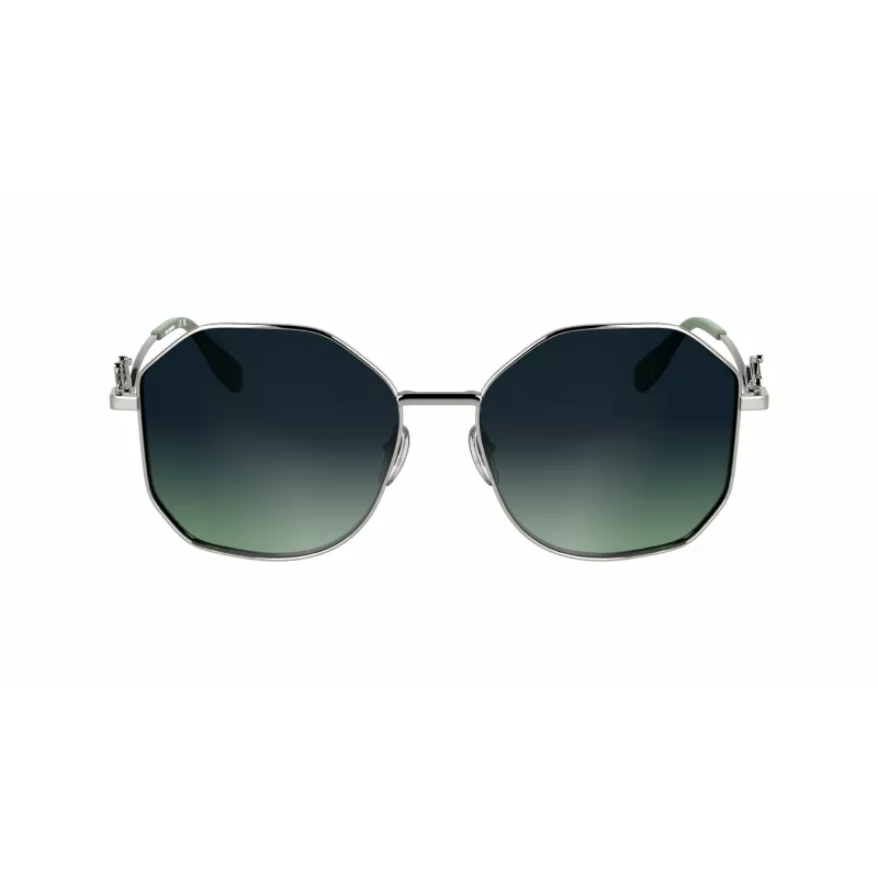 KARL LAGERFELD KL358S-041 Sieviešu saulesbrilles - Melns rāmis, Pelēkas lēcas, 57mm