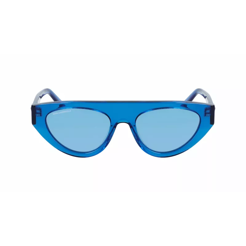 KARL LAGERFELD KL6043S-424 Sieviešu kaķacs formas saulesbrilles Havana Brūns gradients 52mm