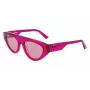 KARL LAGERFELD KL6043S-86 Sieviešu kvadrātveida acetāta saulesbrilles Melnas/Pelēkas 52mm