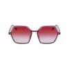 KARL LAGERFELD KL6083S-626 Sieviešu kaķacs formas saulesbrilles Melnas Pelēks gradients 56mm