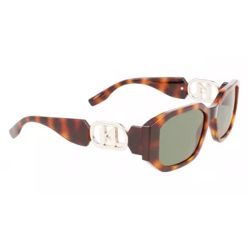 KARL LAGERFELD KL6085S-240 Sieviešu kaķacs formas saulesbrilles Havana Brūns gradients 55mm