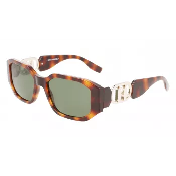 KARL LAGERFELD KL6085S-240 Sieviešu kaķacs formas saulesbrilles Havana Brūns gradients 55mm