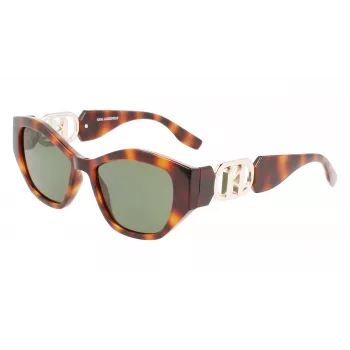 KARL LAGERFELD KL6086S-240 Sieviešu saulesbrilles Havana Brūns Gradients 54mm