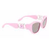 KARL LAGERFELD KL6086S-525 Sieviešu tauriņveida saulesbrilles Havana Brūns gradients 54mm