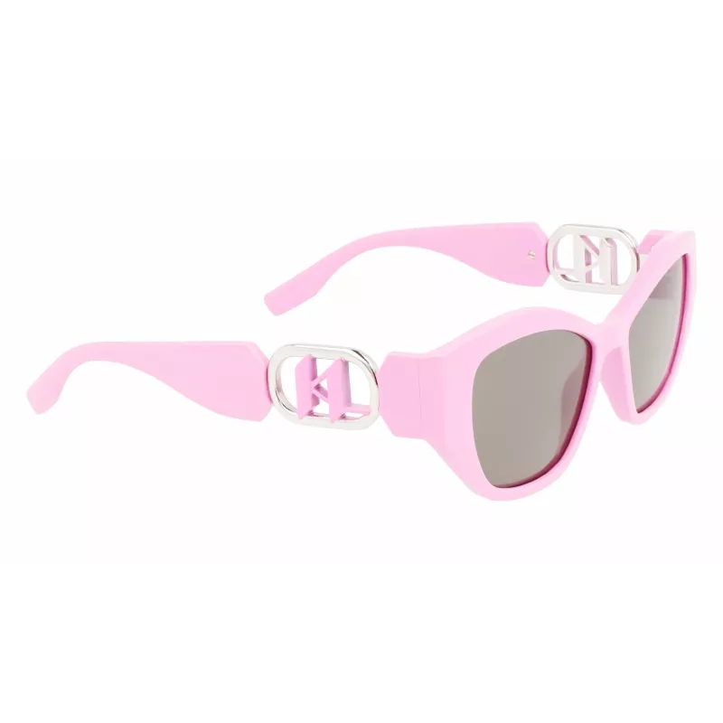 KARL LAGERFELD KL6086S-525 Sieviešu tauriņveida saulesbrilles Havana Brūns gradients 54mm