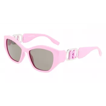 KARL LAGERFELD KL6086S-525 Sieviešu tauriņveida saulesbrilles Havana Brūns gradients 54mm