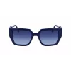 KARL LAGERFELD KL6098S-400 Sieviešu saulesbrilles tumši zils rāmis pelēka gradienta lēca 52mm