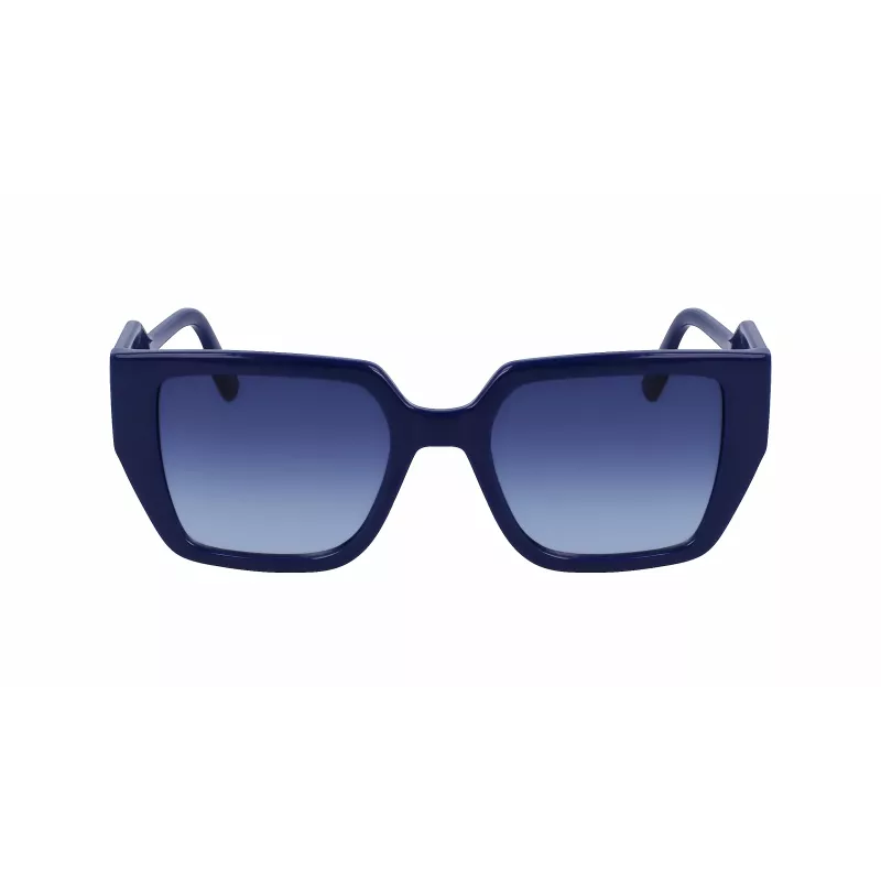 KARL LAGERFELD KL6098S-400 Sieviešu saulesbrilles tumši zils rāmis pelēka gradienta lēca 52mm
