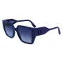 KARL LAGERFELD KL6098S-400 Sieviešu saulesbrilles tumši zils rāmis pelēka gradienta lēca 52mm