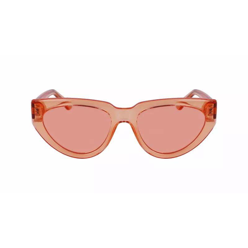 KARL LAGERFELD KL6100S-800 Sieviešu taisnstūra acetāta saulesbrilles Havana brūns gradients 54/19/140 mm