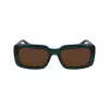 KARL LAGERFELD KL6101S-300 Unisex saulesbrilles 54mm Pelēkas lēcas Melns acetāta rāmis UV400
