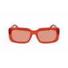 KARL LAGERFELD KL6101S-800 Unisex saulesbrilles - Melns rāmis, Pelēkas lēcas, 54mm