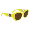 KARL LAGERFELD KL6102S-703 Sieviešu kaķa acs saulesbrilles Melna Pelēka gradienta 56mm