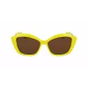 KARL LAGERFELD KL6102S-703 Sieviešu kaķa acs saulesbrilles Melna Pelēka gradienta 56mm