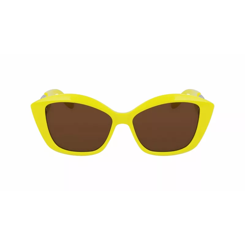 KARL LAGERFELD KL6102S-703 Sieviešu kaķa acs saulesbrilles Melna Pelēka gradienta 56mm