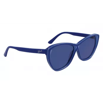 KARL LAGERFELD KL6103S-407 Sieviešu tauriņveida saulesbrilles Havana 58mm