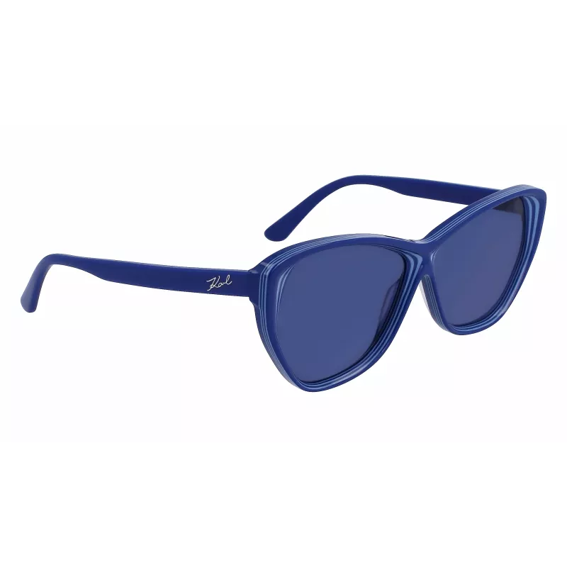 KARL LAGERFELD KL6103S-407 Sieviešu tauriņveida saulesbrilles Havana 58mm