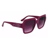 KARL LAGERFELD KL6104SR-501 Sieviešu kvadrātveida saulesbrilles Melna/Pelēka 53mm