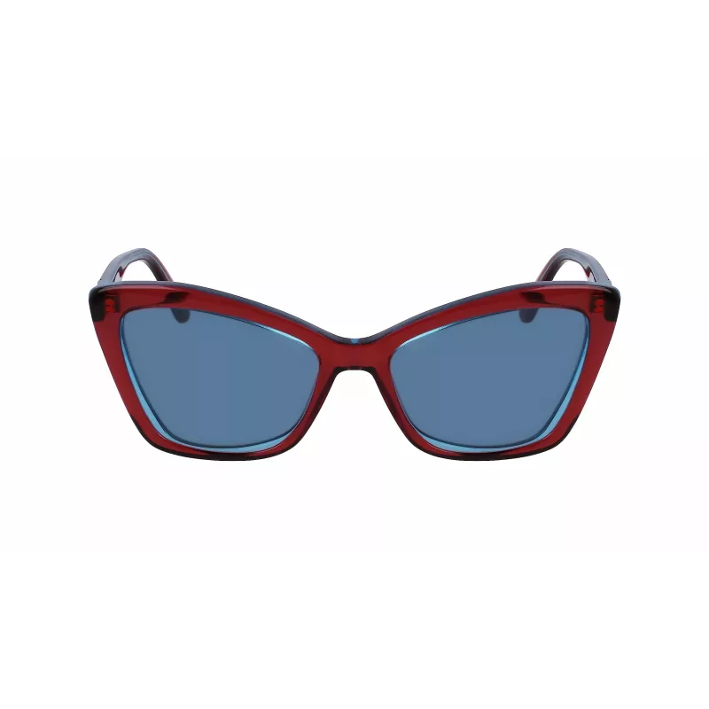 KARL LAGERFELD KL6105S-604 Sieviešu kaķacs formas saulesbrilles Havana brūns gradients 54mm