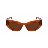 KARL LAGERFELD KL6122S522221 Sieviešu saulesbrilles, Havana acetāta rāmis, brūnas lēcas, 52 mm