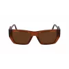 KARL LAGERFELD KL6123S541824 Unisex saulesbrilles, spīdīgs melns rāmis, pelēkas lēcas, 54/18/140 mm