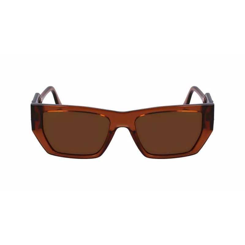 KARL LAGERFELD KL6123S541824 Unisex saulesbrilles, spīdīgs melns rāmis, pelēkas lēcas, 54/18/140 mm