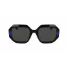 KARL LAGERFELD KL6124S-001 Sieviešu kaķacs formas saulesbrilles Melna/Pelēka 53mm