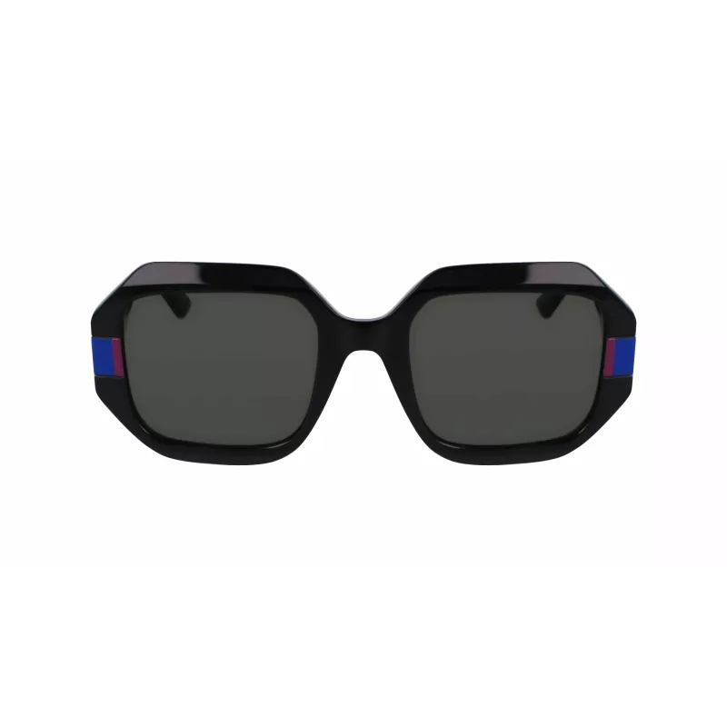 KARL LAGERFELD KL6124S-001 Sieviešu kaķacs formas saulesbrilles Melna/Pelēka 53mm