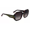 KARL LAGERFELD KL6124S-240 Sieviešu kvadrātveida acetāta saulesbrilles Brūna Havana 53mm