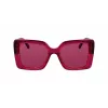 KARL LAGERFELD KL6126S522054 Sieviešu kvadrātveida acetāta saulesbrilles Havana brūns gradients 52mm