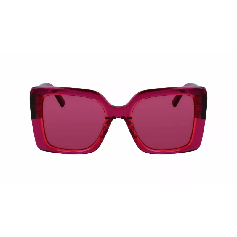 KARL LAGERFELD KL6126S522054 Sieviešu kvadrātveida acetāta saulesbrilles Havana brūns gradients 52mm