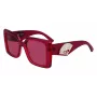 KARL LAGERFELD KL6126S522054 Sieviešu kvadrātveida acetāta saulesbrilles Havana brūns gradients 52mm