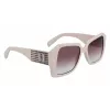 KARL LAGERFELD KL6140S531710 Sieviešu taisnstūra saulesbrilles Melnas/Pelēkas 53mm