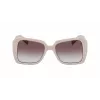 KARL LAGERFELD KL6140S531710 Sieviešu taisnstūra saulesbrilles Melnas/Pelēkas 53mm
