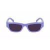KARL LAGERFELD KL6141S522154 Sieviešu kaķacs formas saulesbrilles - Melns acetāta rāmis, Pelēks gradienta lēcas, 52mm