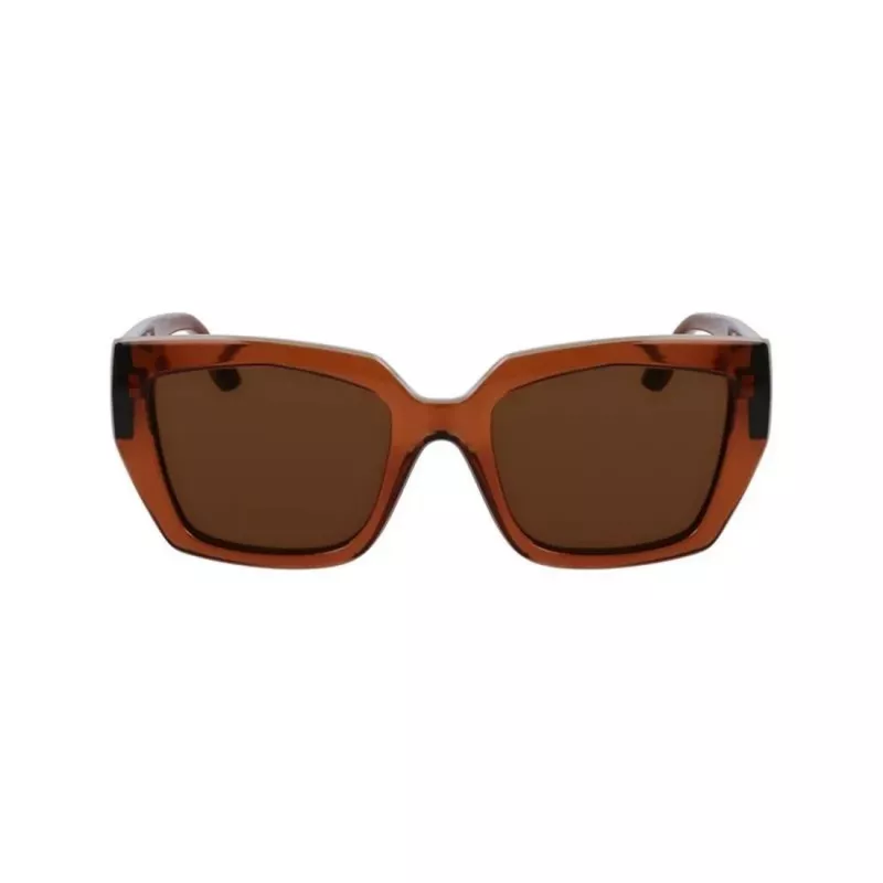 KARL LAGERFELD KL6143S-246 Sieviešu saulesbrilles Havana Brūns Bruņurupuča Acetāta Rāmis Brūns Gradienta Lēcas 53mm