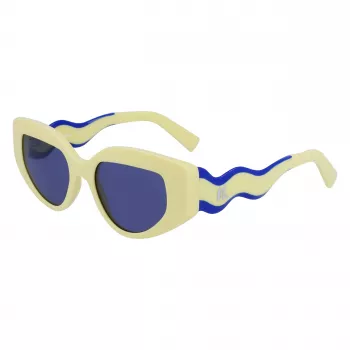 KARL LAGERFELD KL6144S-703 Sieviešu saulesbrilles Havana Brūna Gradienta 50mm
