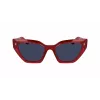 KARL LAGERFELD KL6145S-600 Sieviešu kaķacs formas saulesbrilles Havana Brūns gradients 54mm
